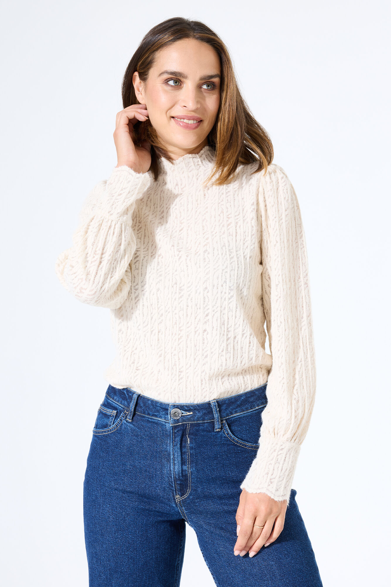 Strukturiertes Langarmshirt | Garcia