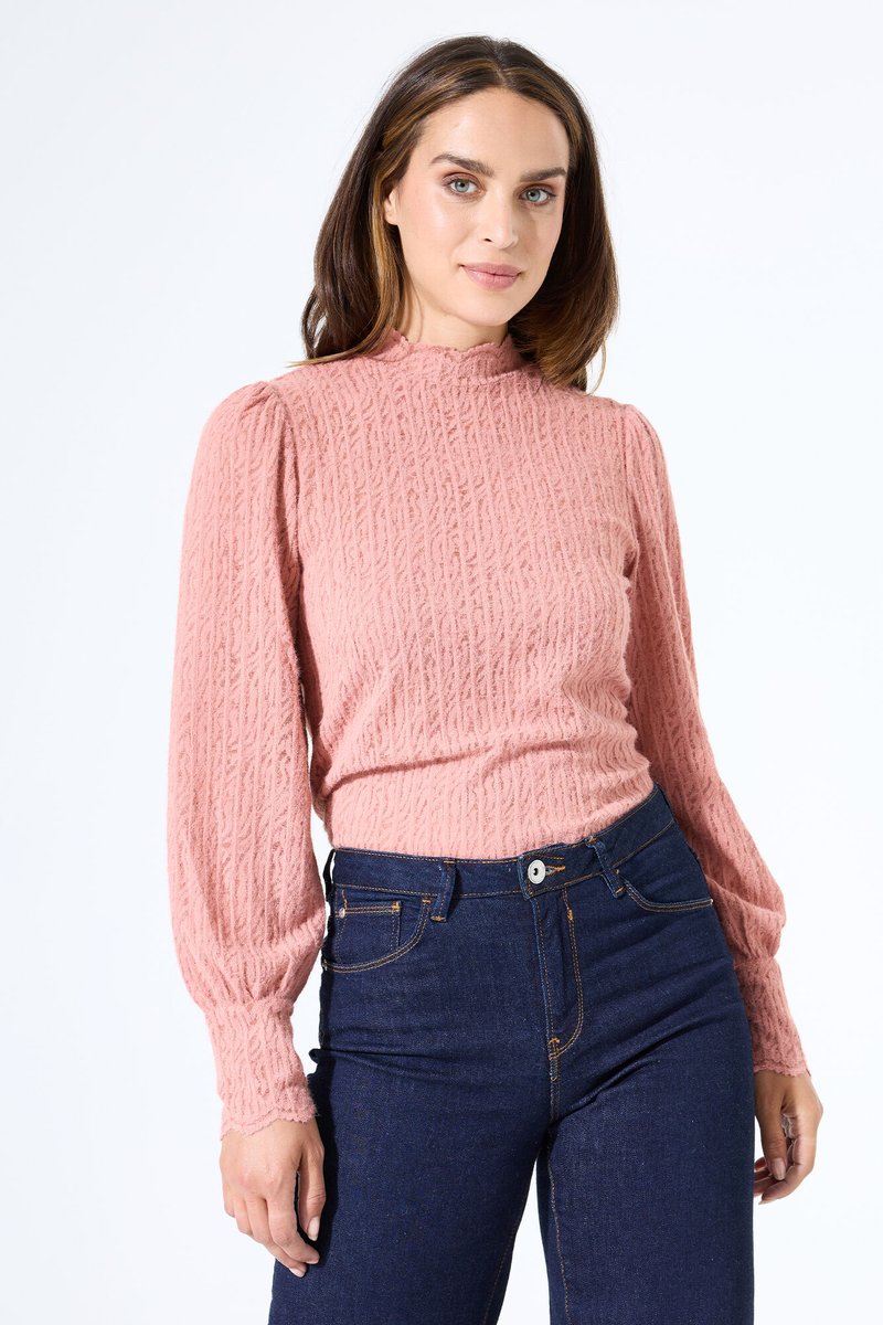 Strukturiertes Langarmshirt | Garcia