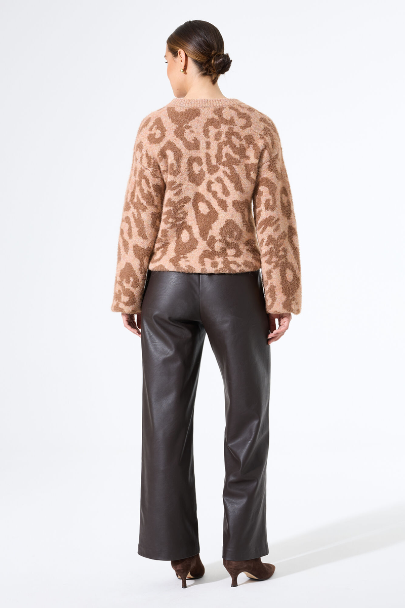 Pullover mit Leo-Muster | Garcia