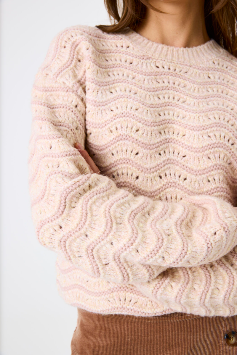 Pullover mit Wellenmuster | Garcia