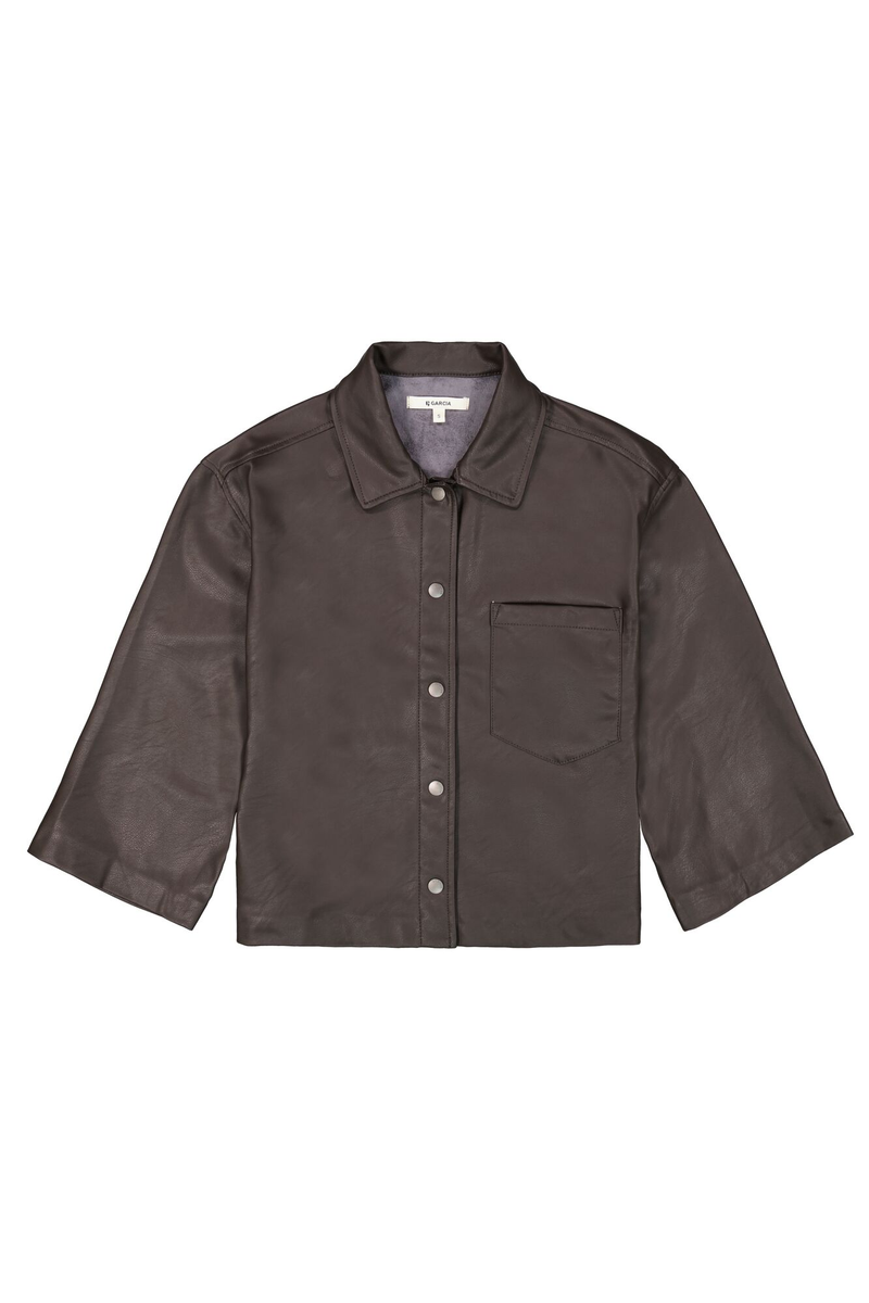 Braune Lederjacke | Garcia