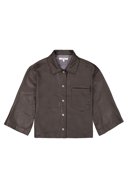 Braune Lederjacke | Garcia