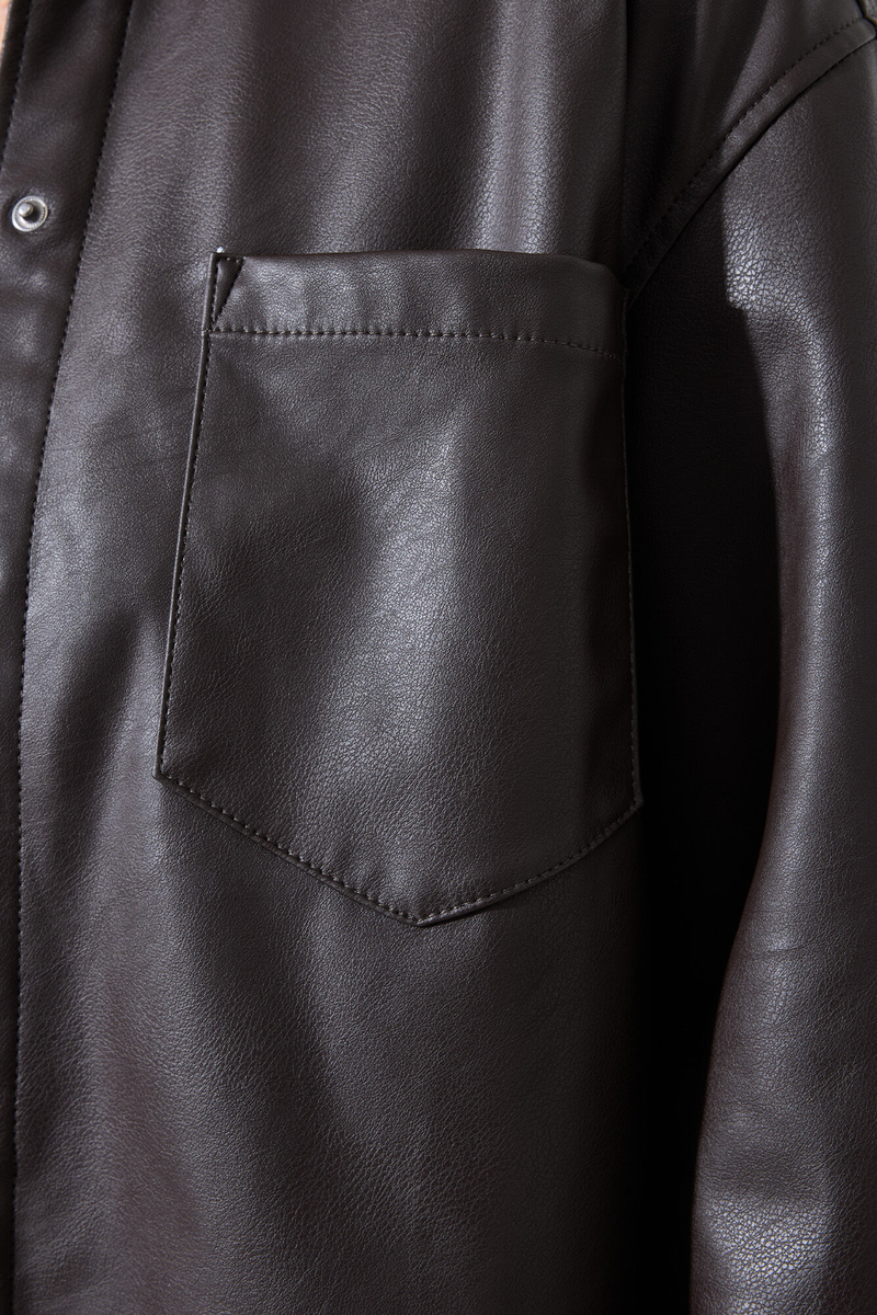 Braune Lederjacke | Garcia