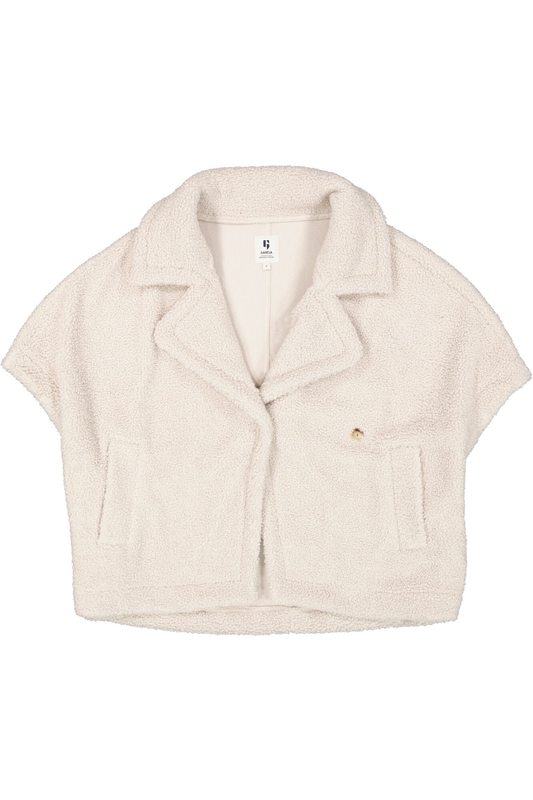 Teddy-Weste in Creme | Garcia