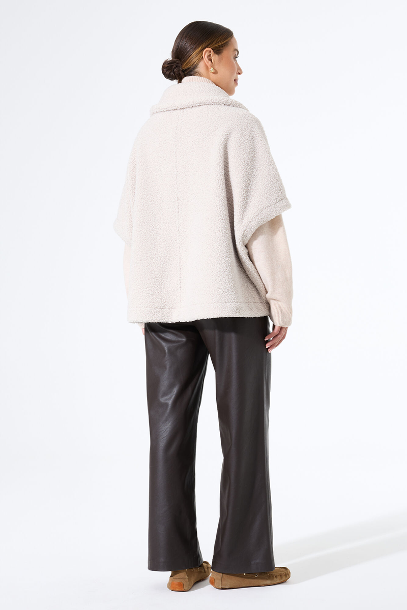 Teddy-Weste in Creme | Garcia