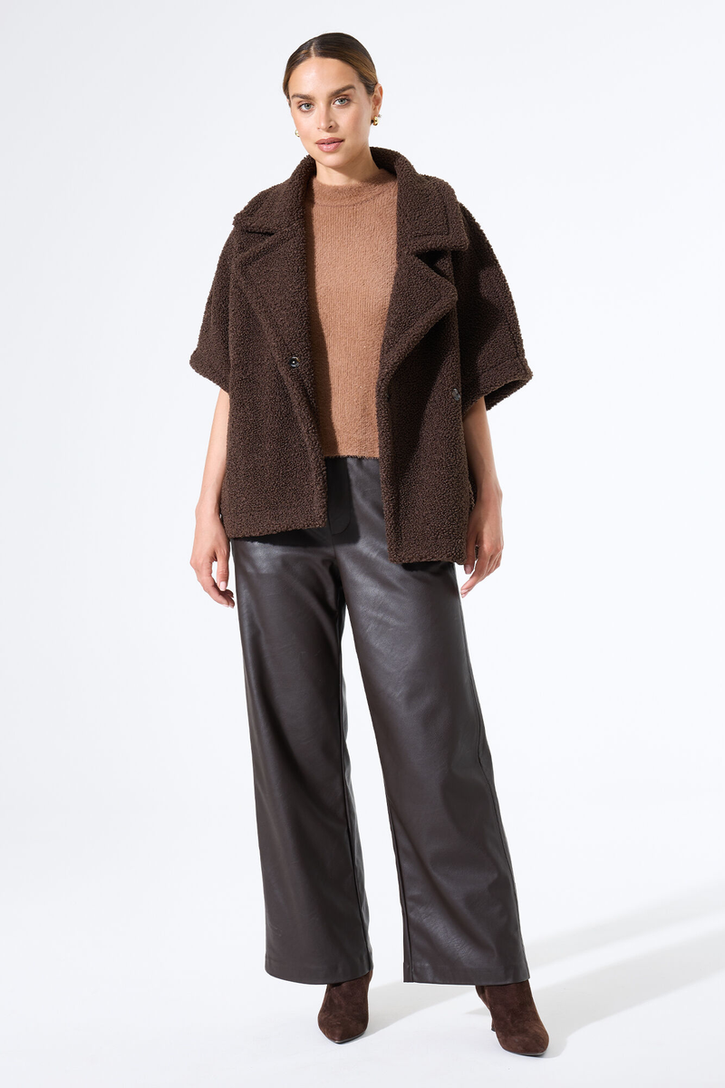 Lockere Hose in Leder-Optik | Garcia