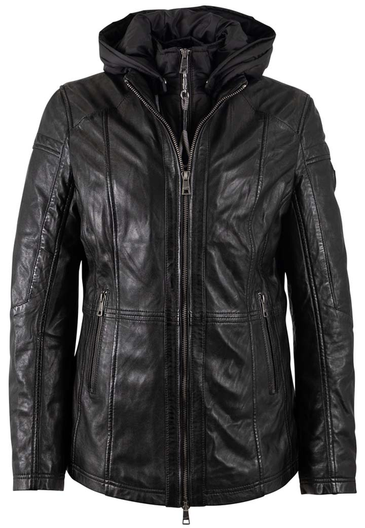 Lange Lederjacke "MW Taja" | Gipsy