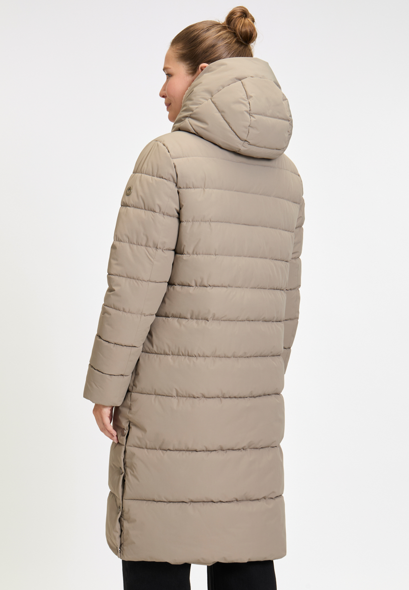 Hellbrauner  Wintermantel "Amy P18-1110" | 
                Covered