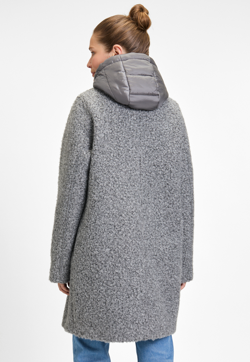 Lange Bouclé-Jacke "Wilma 2" | 
                Covered