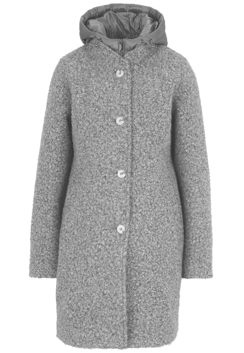 Lange Bouclé-Jacke "Wilma 2" | 
                Covered