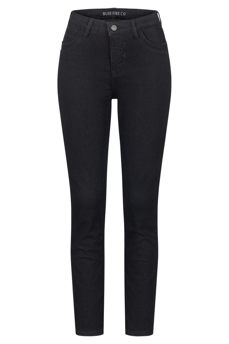 Schwarze Jeans "Nancy slim - black" | 
                bluefire