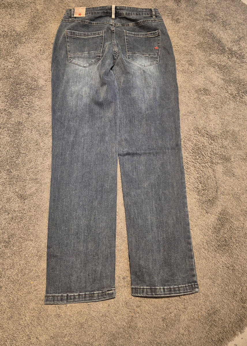 Knöchellange Jeans "Anna C straight cropped stretch" |          Buena Vista