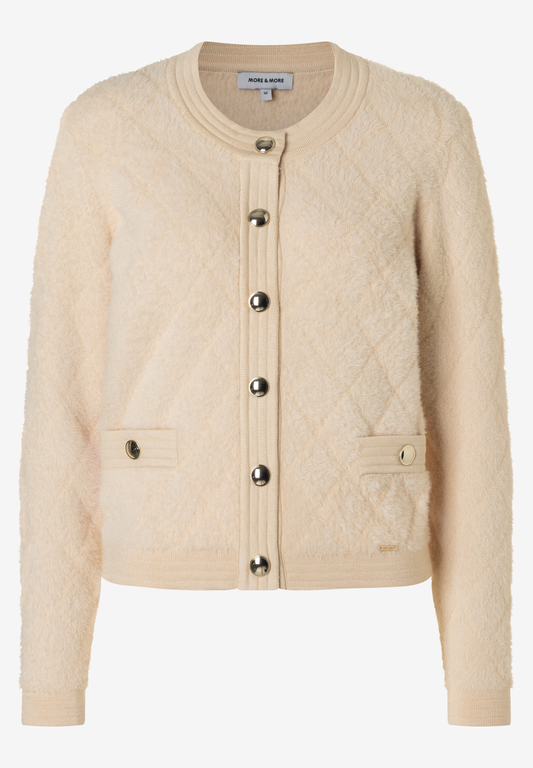 Cardigan mit dekorativen Knöpfen | More&More