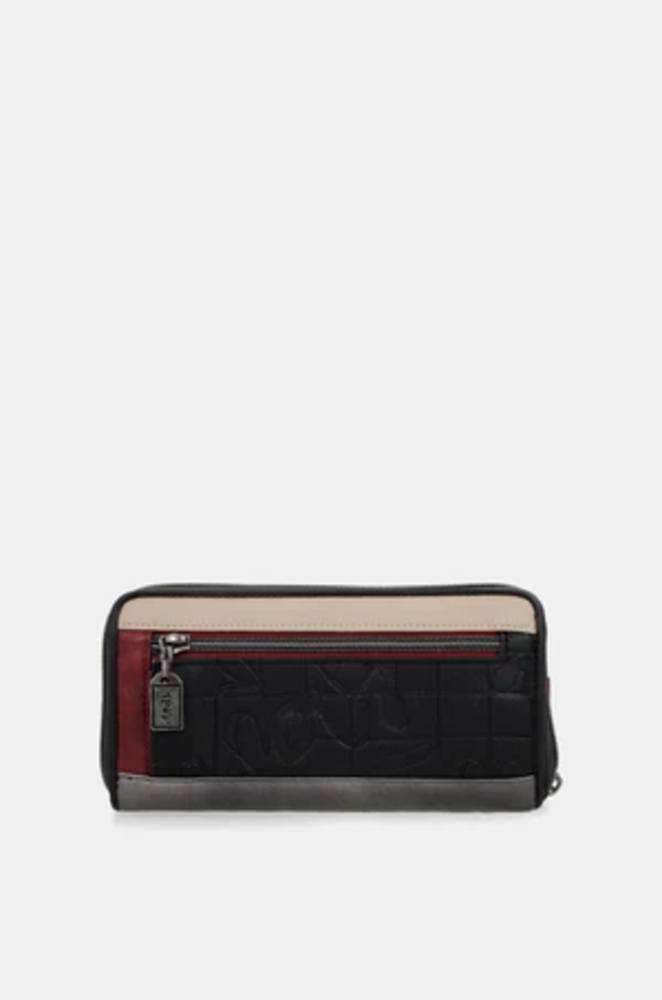 Brieftasche gemustert RFID "Mademoiselle" groß | Anekke