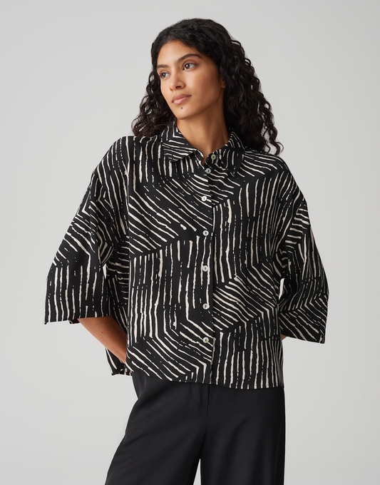 Viskosebluse "Fiana palm leaves"| Opus
