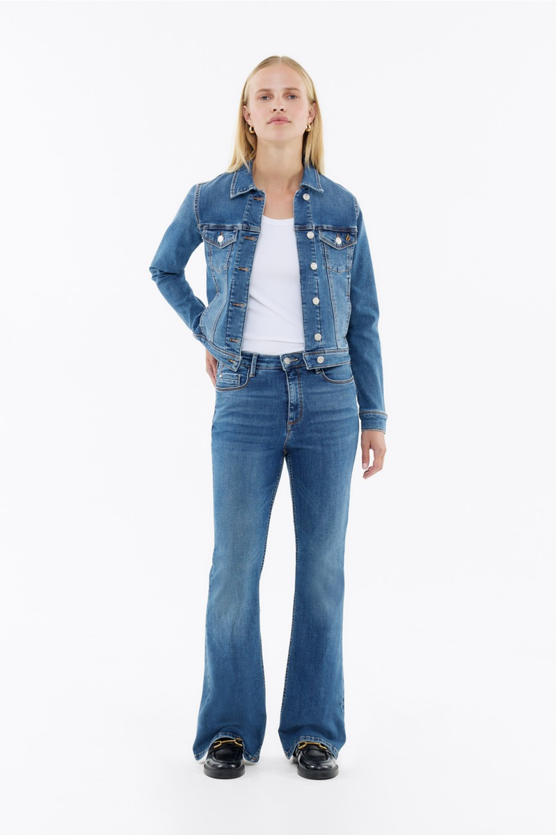 Jeans Bluefire sunny flare- stone | Blue Fire