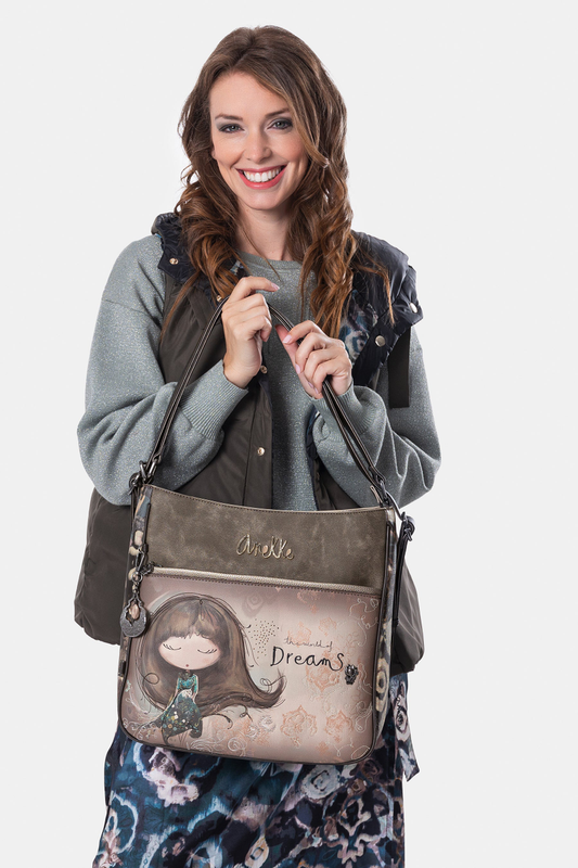 Tasche umwandelbar in einen Rucksack "Convertible backpack Real" | Anekke