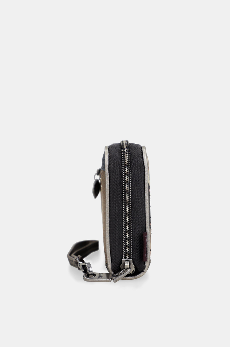 Brieftasche gemustert RFID "Manifesto" groß | 
                Anekke