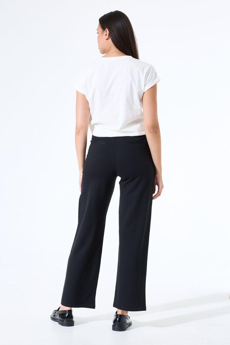 Gerade geschnittene, schwarze Hose | Garcia