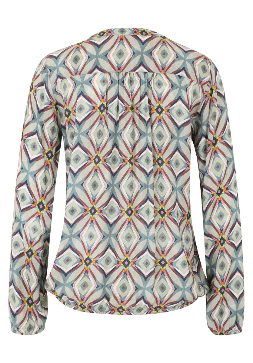 Gemusterte Casual-Bluse | Cartoon