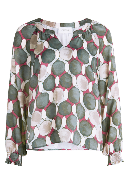 Casual-Bluse mit Print | Cartoon