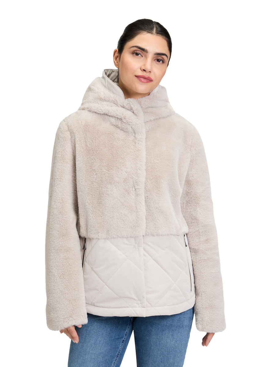 Kuschelige Plüschjacke | Amber & June