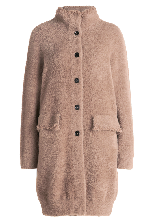 Winter-Strickjacke mit Knopfleiste | Amber & June