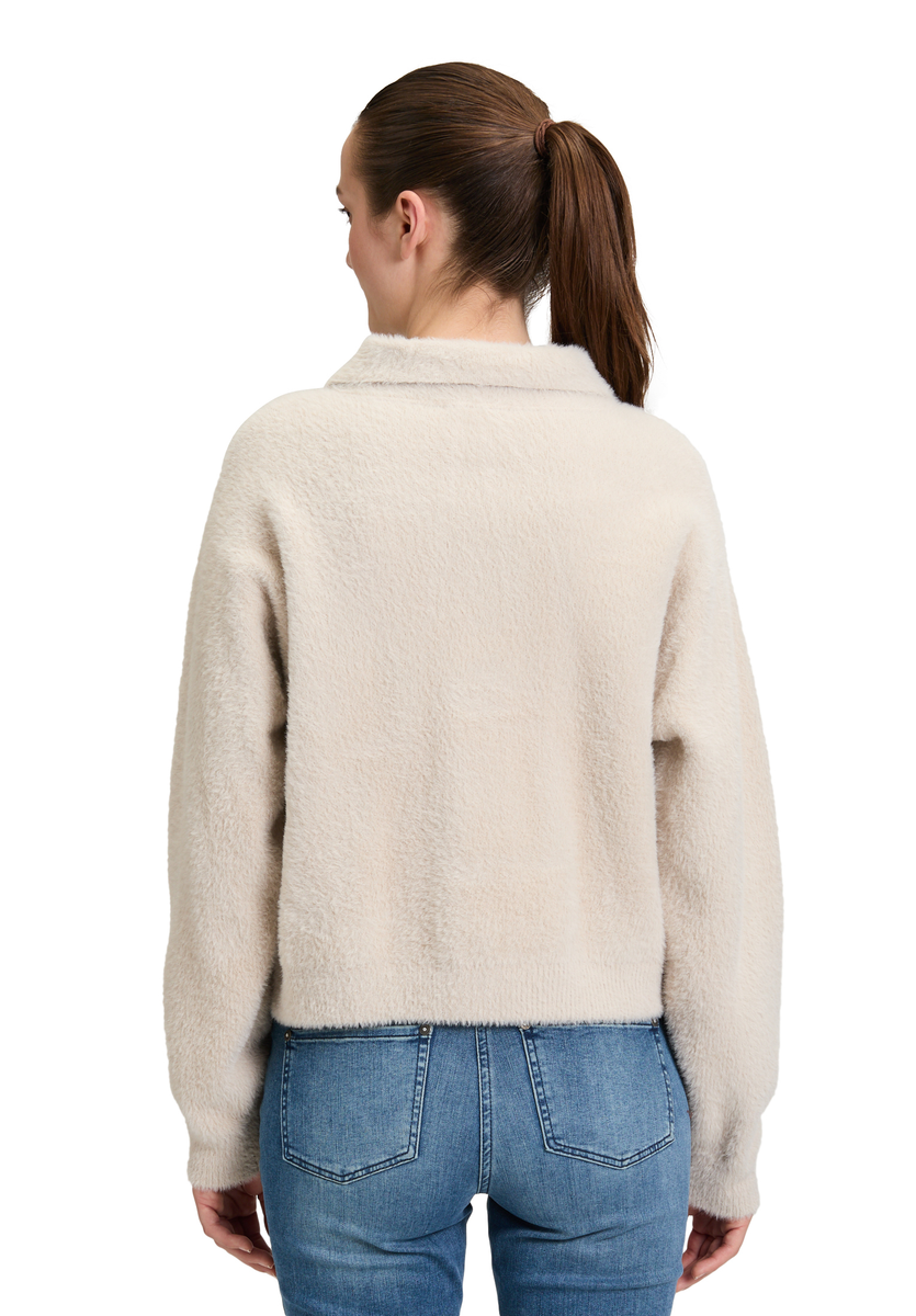 Winter-Strickjacke mit Hemdkragen | Amber & June