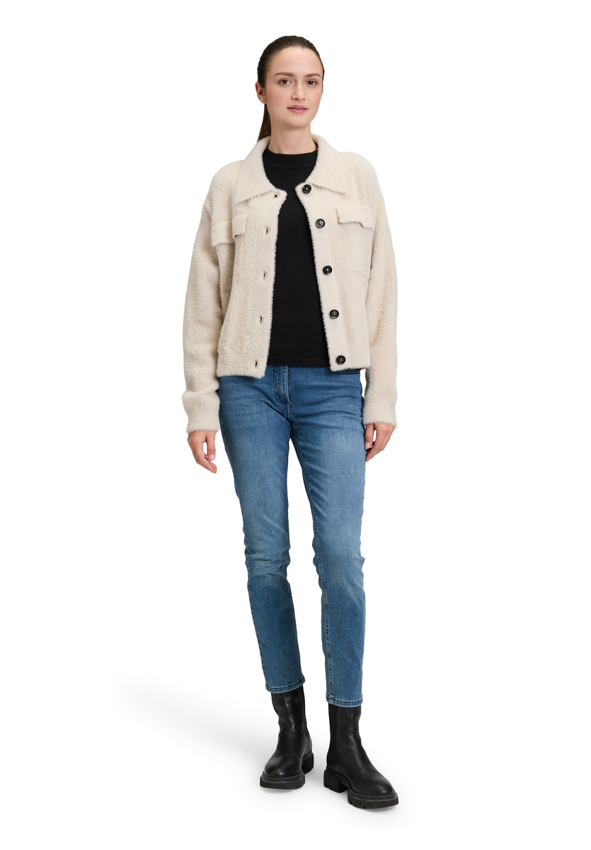 Winter-Strickjacke mit Hemdkragen | Amber & June