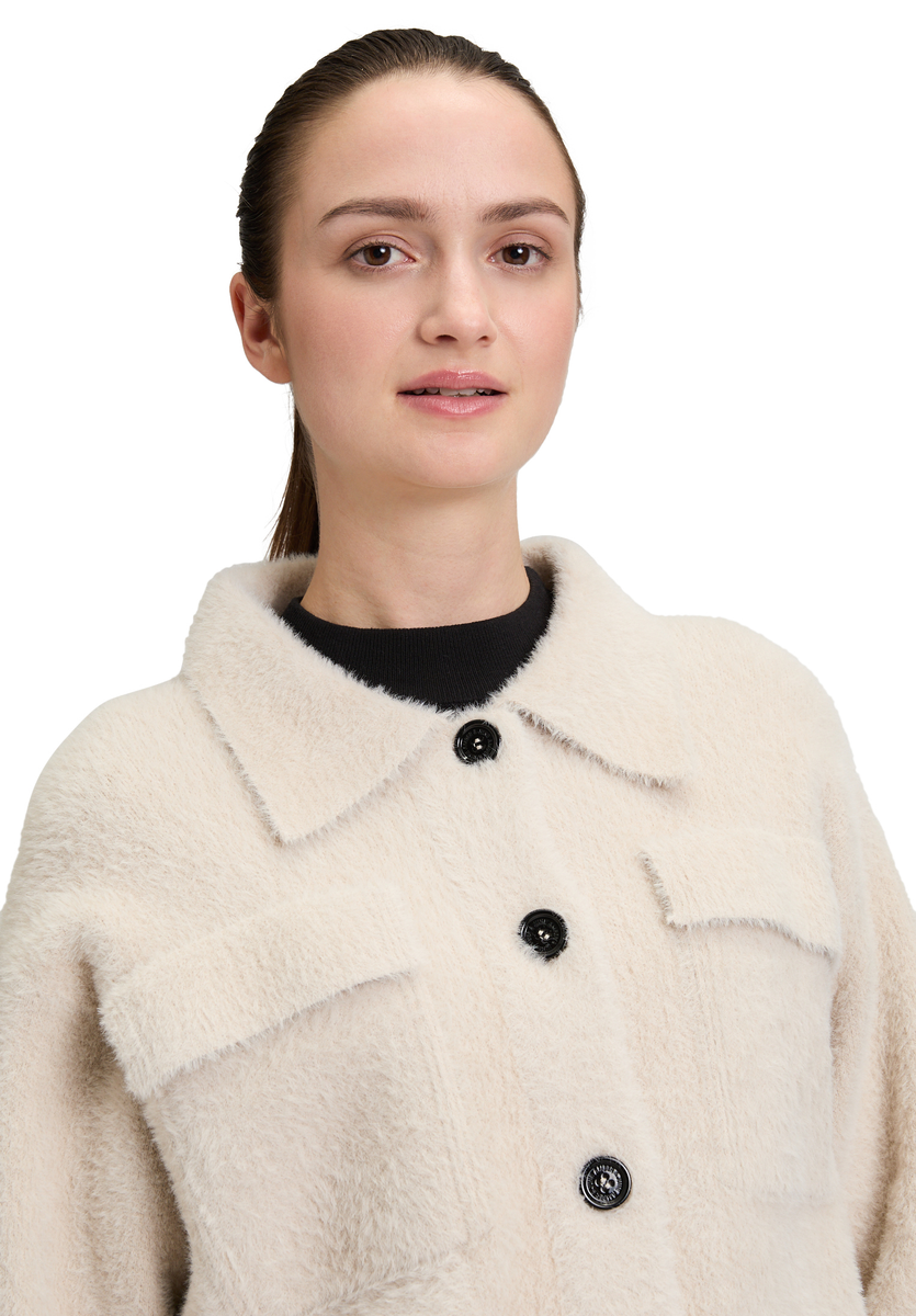Winter-Strickjacke mit Hemdkragen | Amber & June