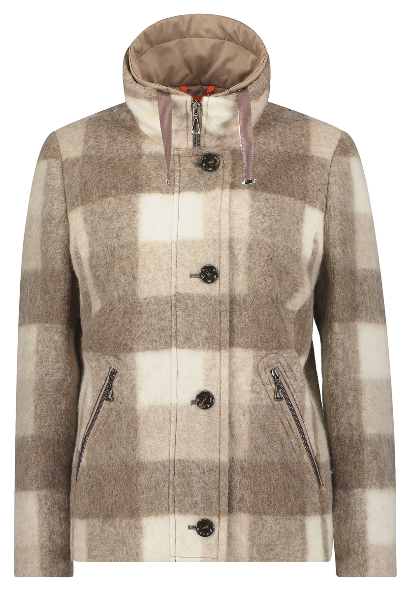 Karierte Winterjacke | Amber & June