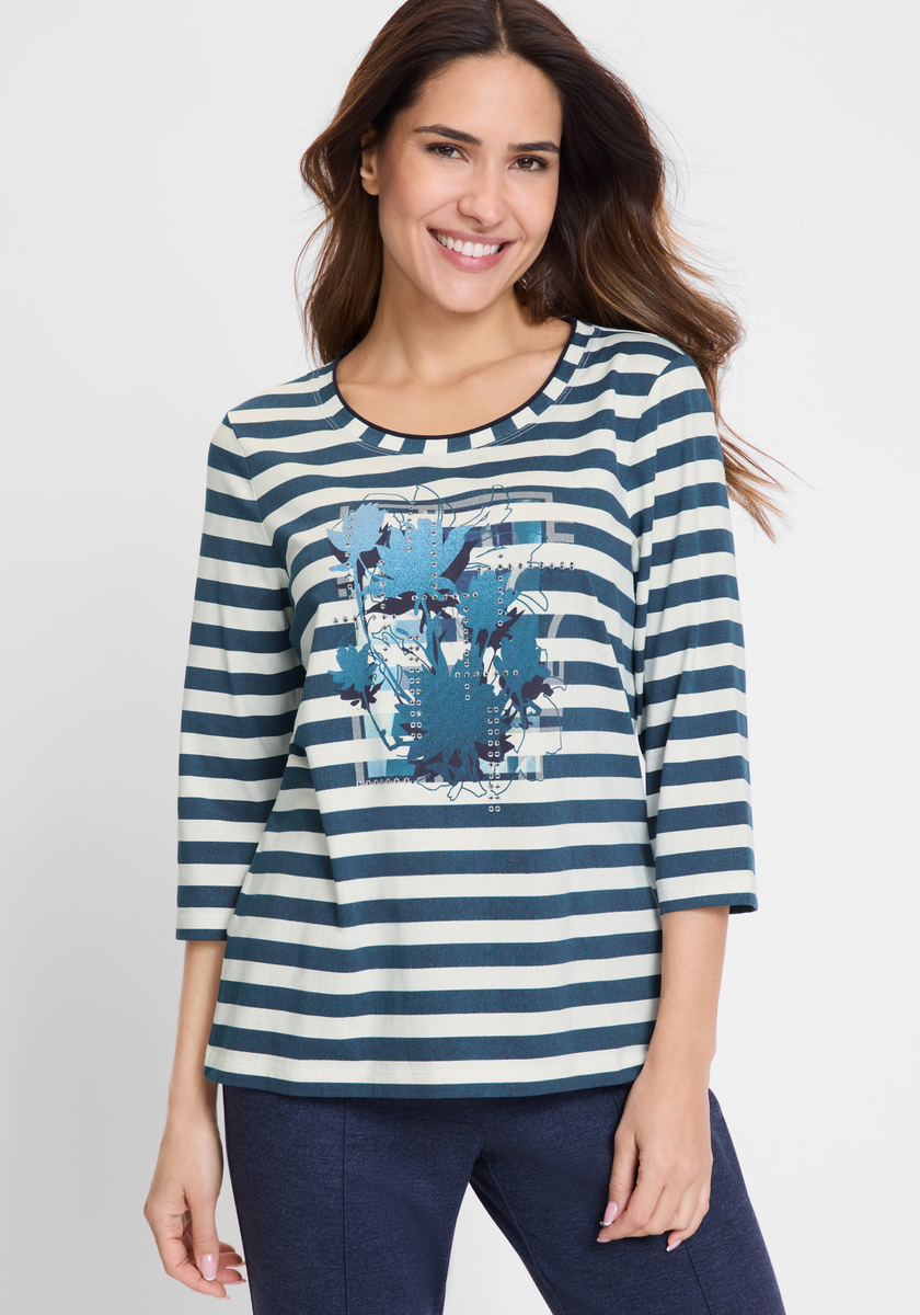 T-Shirt mit langen Armen | Olsen