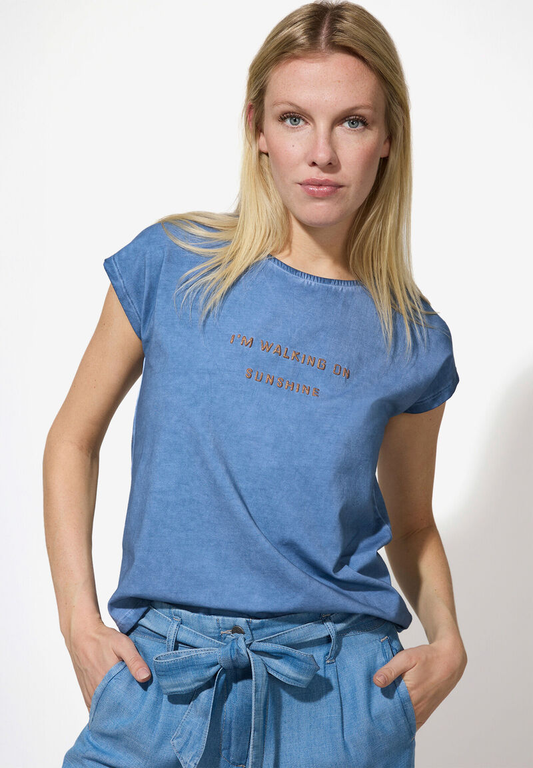 T-Shirt mit Schriften | More&More