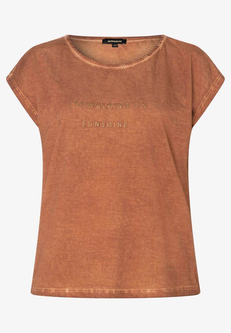 T-Shirt mit Schriften | More&More