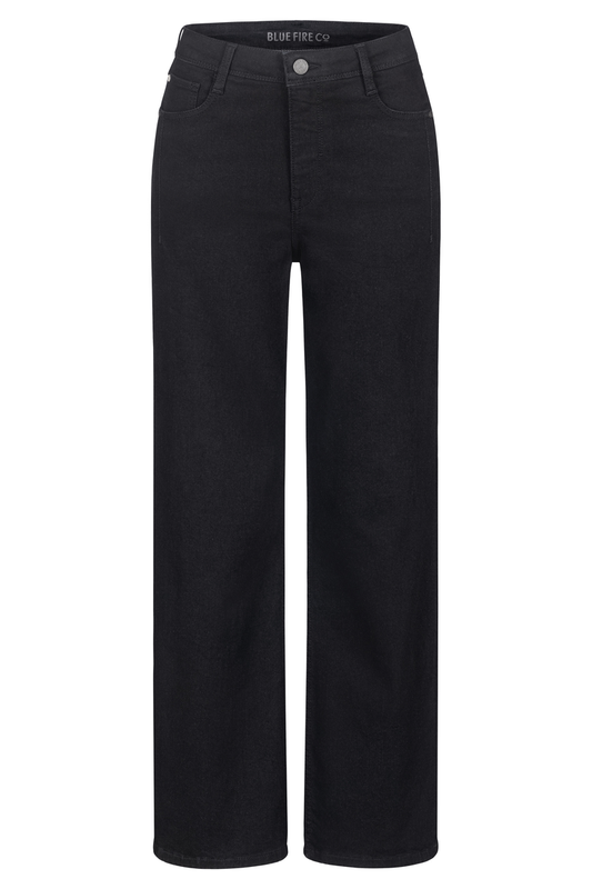 Jeans "Judy wide leg - black"         | Blue Fire