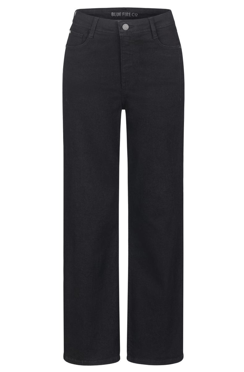 Jeans "Judy wide leg - black"         | Blue Fire