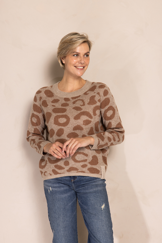 Rundhalspullover mit Print "ZHISABELLA" | Zhrill