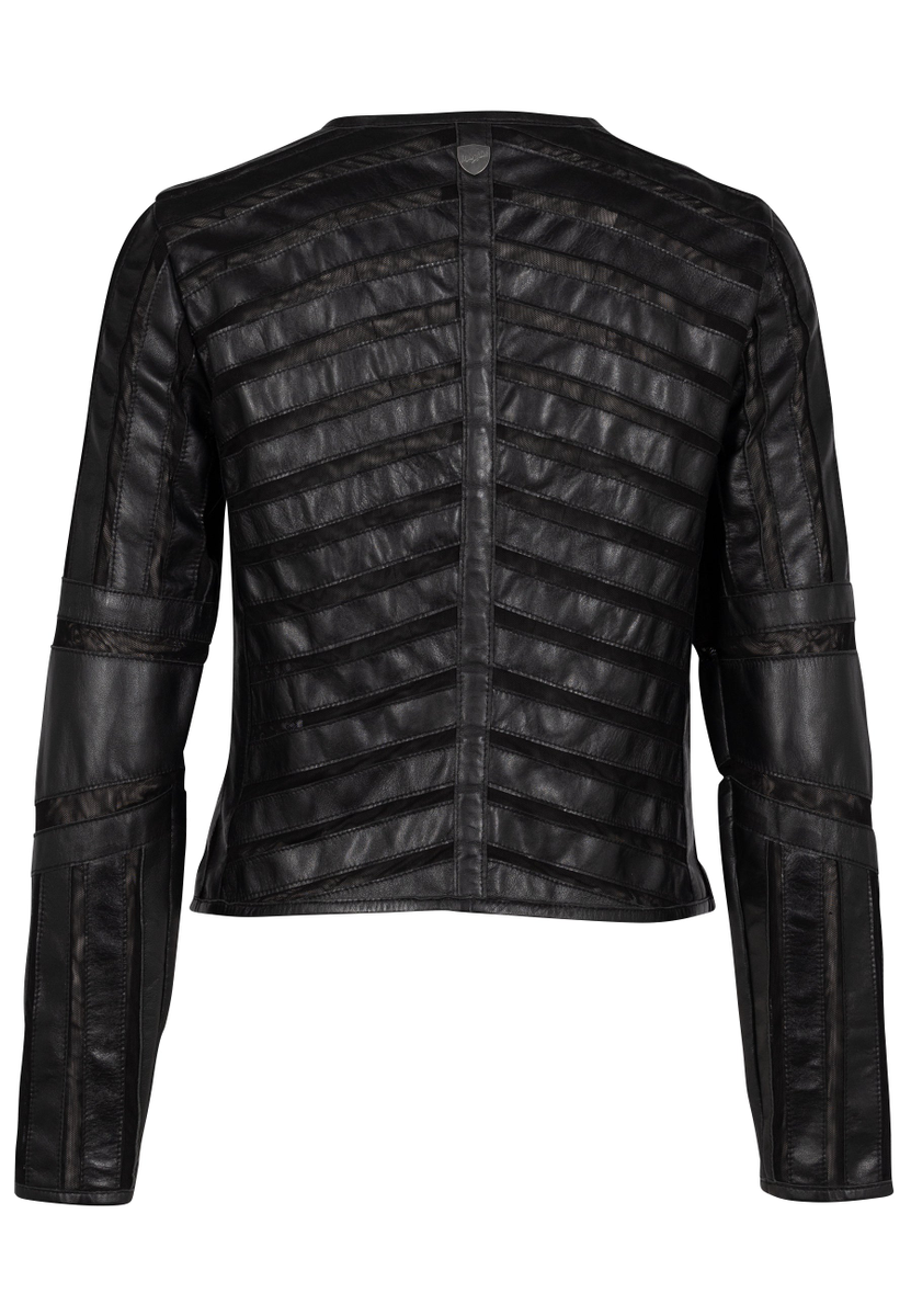 Lederjacke mit Mesh-Einsätzen
                        "GGSuri LELEV"  | Gipsy-Mauritius