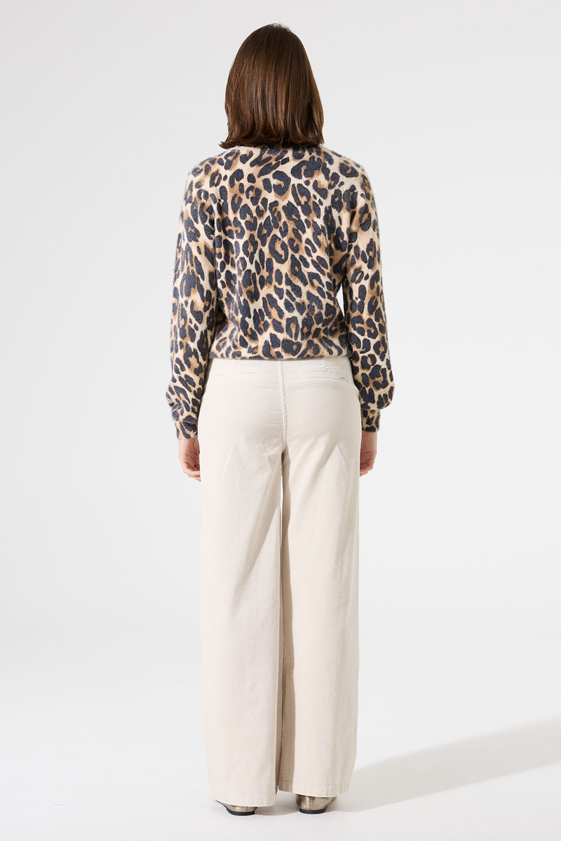 Pullover mit Leoparden-Print | Garcia