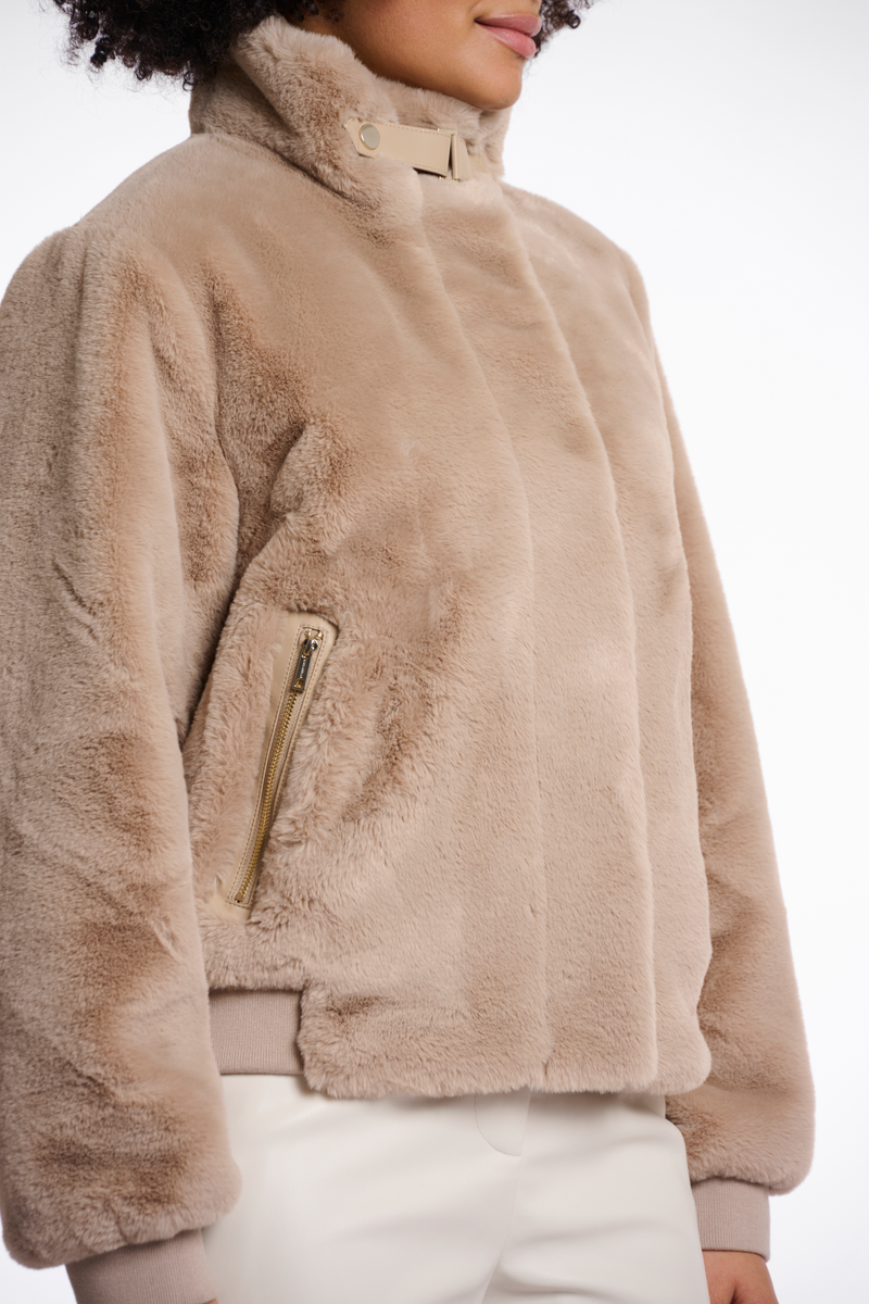 Kurze Fellimitat-Jacke Ambra.7002511 | Rino & Pelle