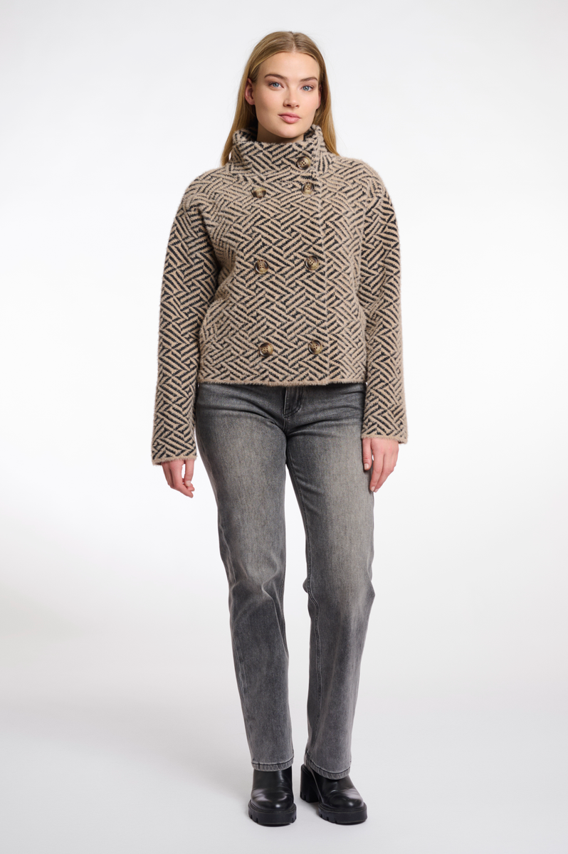 Jacke mit doppelter Knopfleiste 