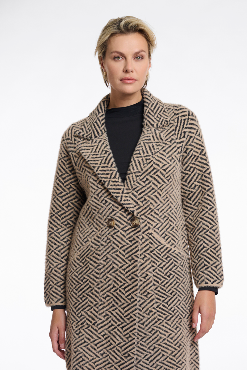 Cardigan mit doppelter Knopfleiste 
