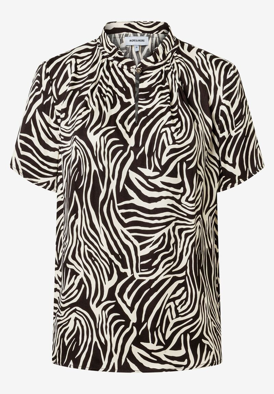 Viskosebluse mit Animalprint | More&More