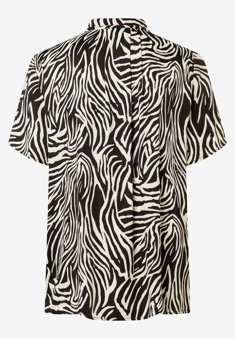 Viskosebluse mit Animalprint | More&More