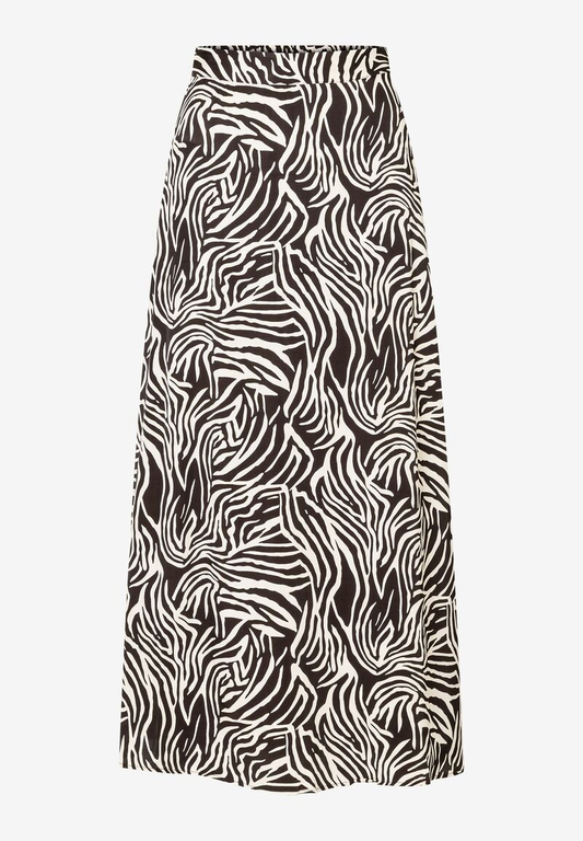 Viskoserock mit Animalprint | More&More