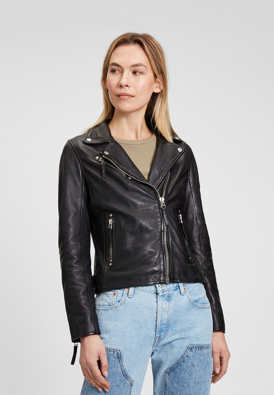 Bikerjacke mit asymmetrischem Reißverschluss
                        "PGG W14 LEGV" | Gipsy-Mauritius