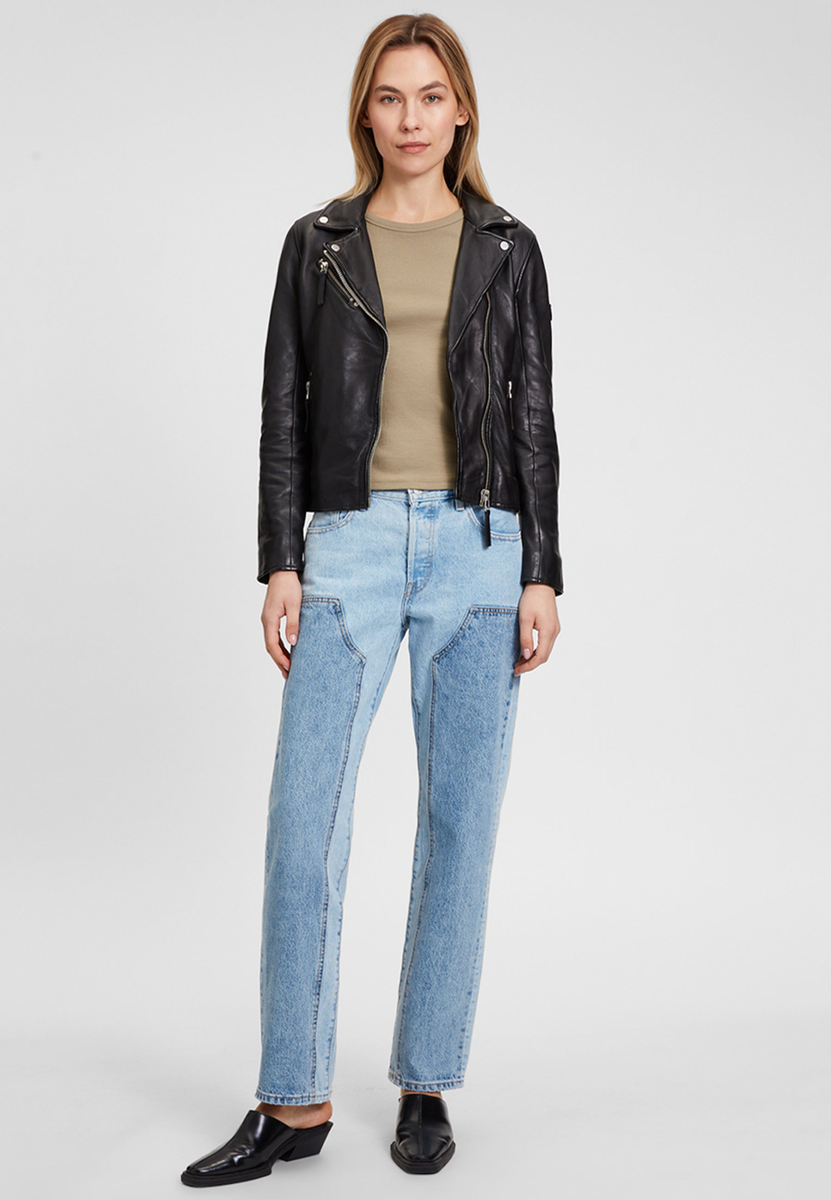 Bikerjacke mit asymmetrischem Reißverschluss
                        "PGG W14 LEGV" | Gipsy-Mauritius
