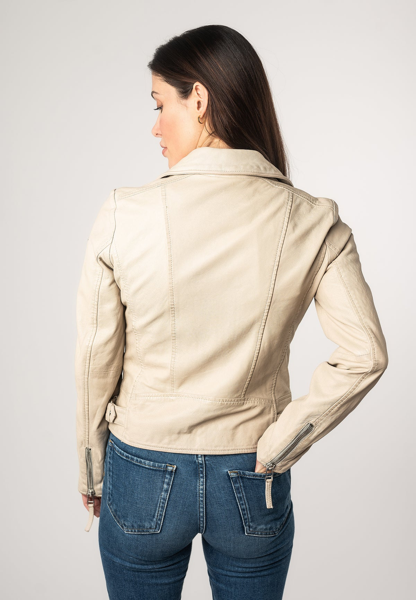 Helle Lederjacke 