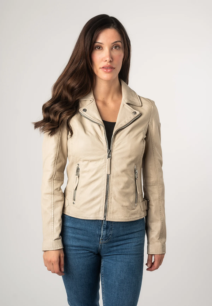 Helle Lederjacke 