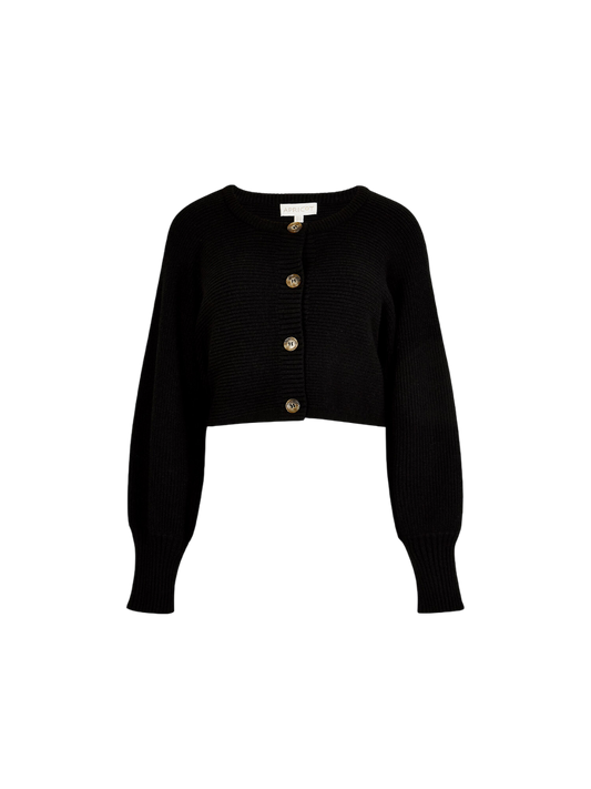 Kurzer Cardigan mit Fledermausärmeln | Apricot